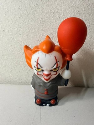 Pennywise IT Clown Figure Stephen King Horror Movie Toy Red Balloon Plastic 3''