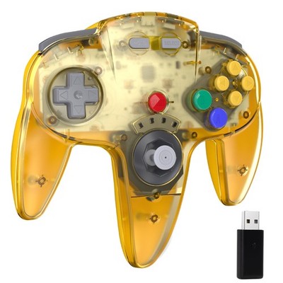 2,4 GHz N64 Wireless Controller für Switch/Switch 2/Switch Onine/Lite/OLED,Plug