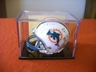Vintage (6) Miami Dolphins NFL 2006 Roster Players COA Mini Helmet Crowder Pope — photo 2