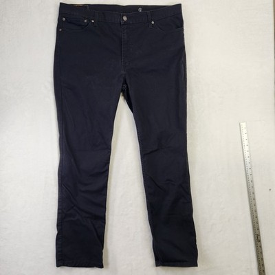 Levis 511 Slim Fit Dark Navy Blue Pants Mens 40x32 04511-3378