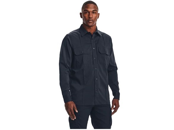 РАБОЧАЯ ОДЕЖДА UNDER ARMOR С ДЛИННЫМ РУКАВОМ НА ПУГОВИЦАХ - РАЗМЕР 3X-БОЛЬШОЙ - ТЕМНО-СИНИЙ 7190₽