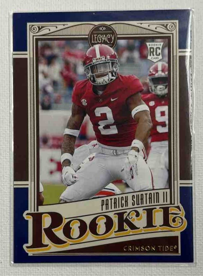 2021 Panini Legacy Patrick Surtain II #177 Rookies Premium Edition Ruby /50 RC