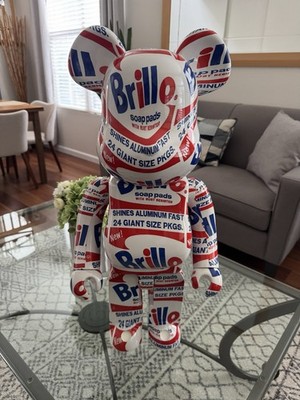 Andy Warhol Brillo Box 1000% Bearbrick Figure | eBay