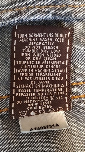 7 Seven For All Mankind Jean Jacket Men Size M Blue Button Front Denim Cotton - 第 18/23 張圖片