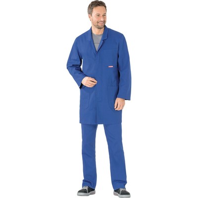 Work coat cotton 290 size 52 cornflower blue Planam