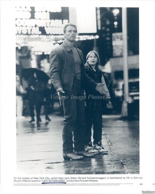 1993 New York City Arnold Schwarzenegger Jack Slater Historic Vintage Photo 8x10