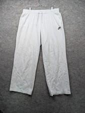 Nike Pants Women's Large White Sweatpants Yoga Gym Activewear Athleisure