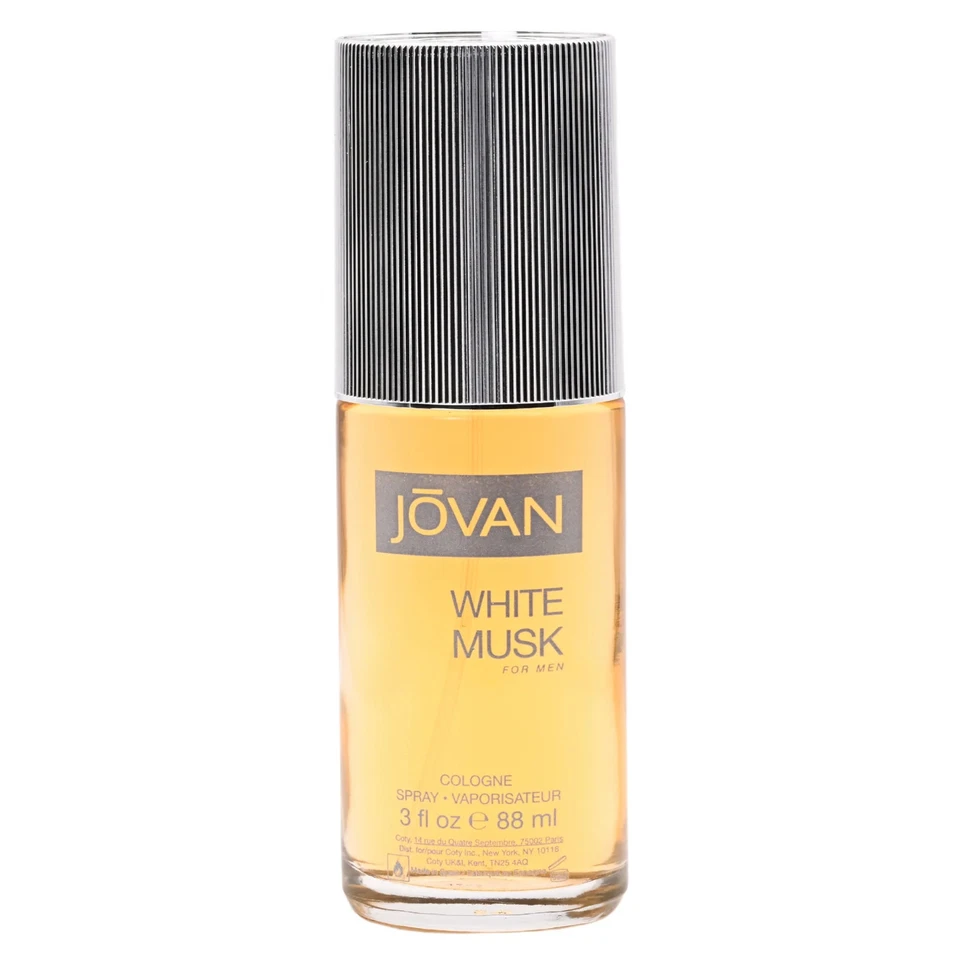 Jovan Musk White por Coty 3,0 OZ Colonia Spray para Hombres Nuevo en Caja Foto 2 de 4