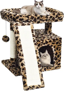 Petit Léopard Imprimer l'arbre de chat pour les chats intérieurs