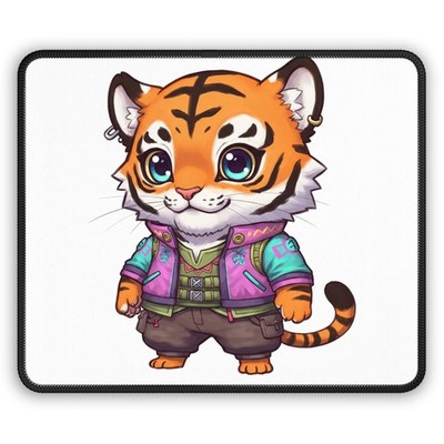 Cute Tiger Cub Gaming Mouse Pad