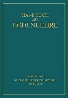 Die Physikalische Beschaffenheit des Bodens by A. Densch (German) Paperback Book