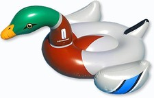 Delightful Duck-Shaped Inflatable Float - Oversized Design for 3 People