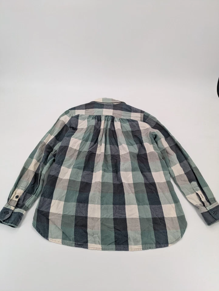 Camisa de franela Ralph Lauren Denim & Supply para mujer talla S a cuadros con botones Foto 2 de 4