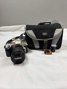 Working Nikon N60 35mm Film Camera w/ AF Nikkor 28-200mm Lens  Bag