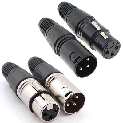 1 Stück Neu 3 PIN XLR Buchse auf XLR Buchse Buchse Stecker Mikrofon Kabel Verlängerung Adapter