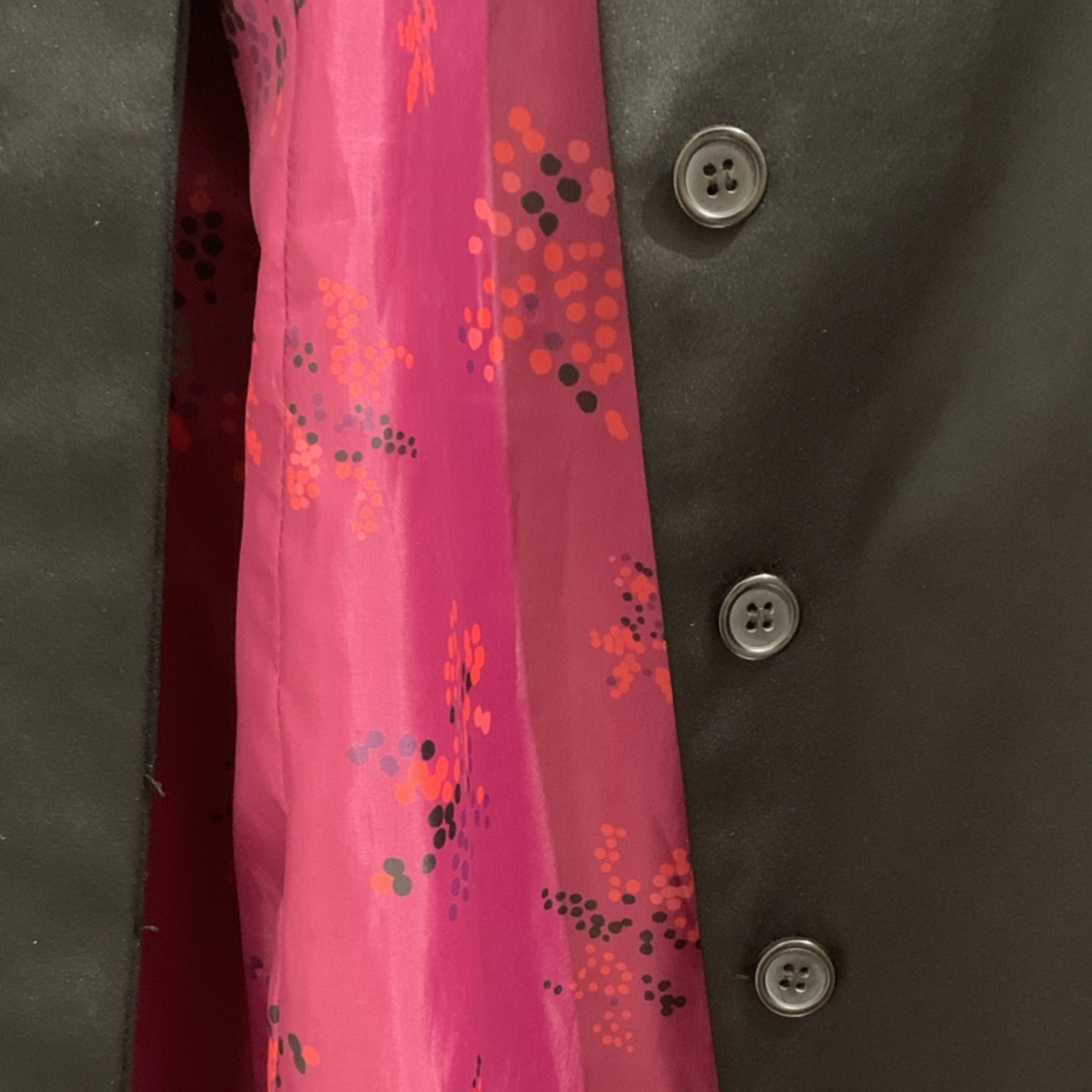 i.e black button down belted collared mid length … - image 5