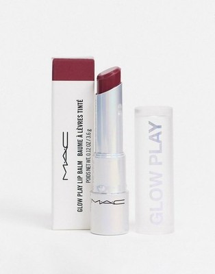 MAC Cosmetics Glow Play Lip Balm in 455 Grapely Admired - Full Size - New in Box
