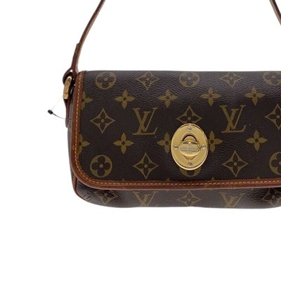 Auth Louis Vuitton LV Shoulder Bag Tikal PM Brown Monogram Gold