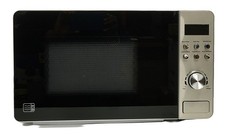 Morrisons Digital 20L Microwave Steel LED Clock 800w Quick Touch cooking 2160886