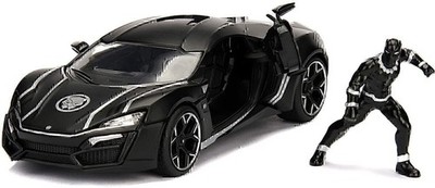 Jada Toys Marvel Black Panther & W Motors Lykan Hypersport DIE-CAST Car, 1:...