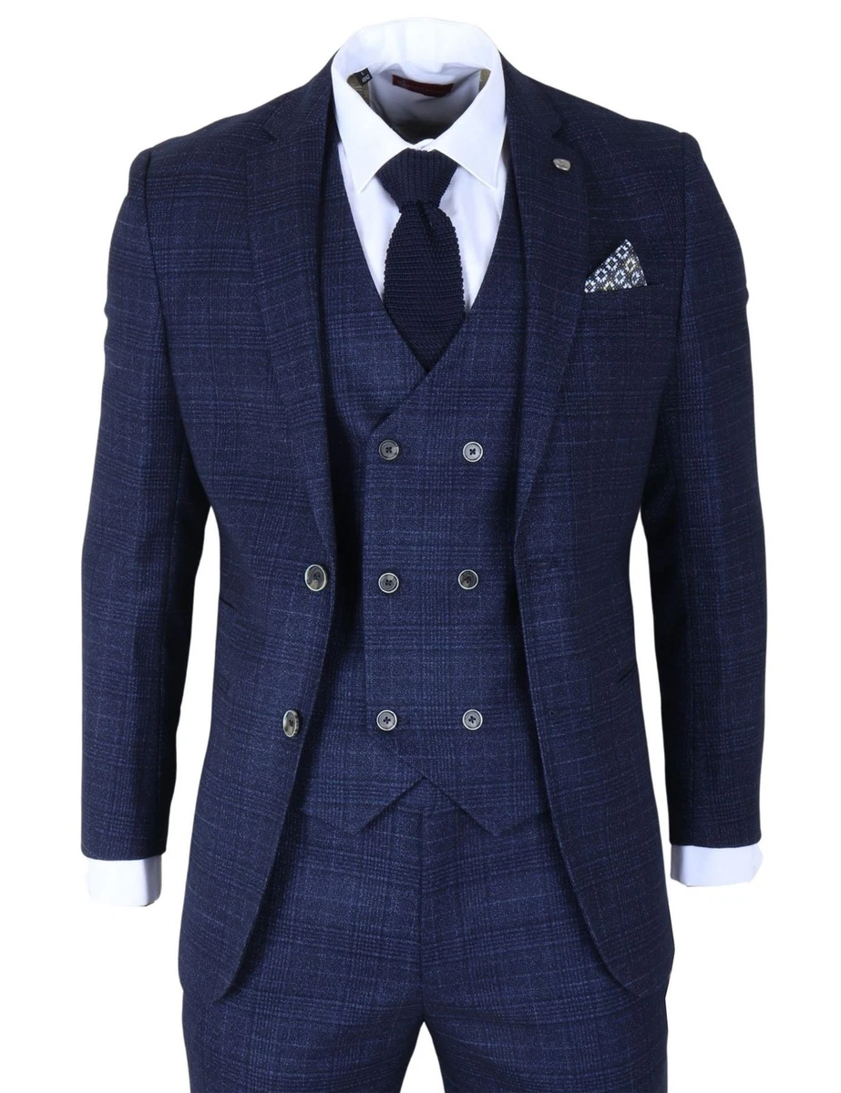 Abito da uomo Slim 2 Suit Business Wedding Party Giacca Gilet & Pantaloni Cappotto Postale Worker Costume Adulto, Grigio, XXXXL