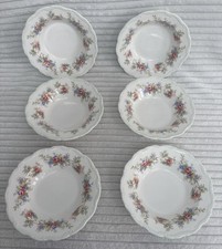 Royal Albert Colleen Rimmed Soup Bowls 8" Wide Set of 6 Lovely Bowls Rare #2