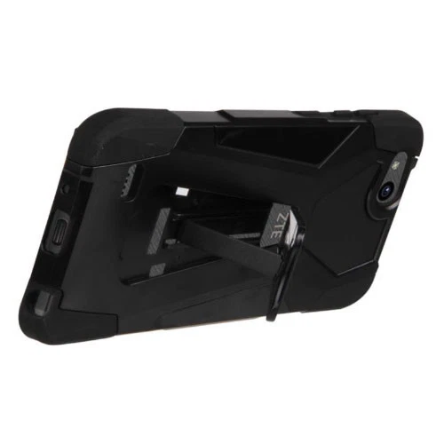 For ZTE Fanfare 3 Zfive G Tempo Go X Zfive C Rugged Case w/Stand Cover - Image 4 of 4