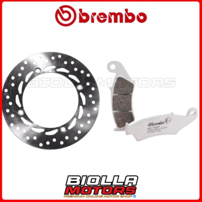 Honda XR L 650 2005 FRONT BRAKE PAD + DISC KIT [LA - Fixed] 68B407A5