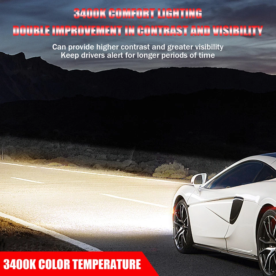 Faros antiniebla halógenos blanco cálido para Toyota Hiace 2016 2017 2x 12278 PSX26W Foto 3 de 4