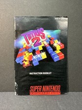 Tetris 2 Super Nintendo SNES Instruction Manual Booklet ONLY