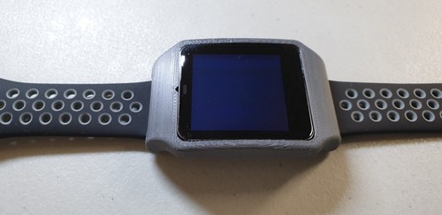 Sony SmartWatch 3 SWR50 DARK GREY Housing & GREY Dots Silicone Strap - 第 3/11 張圖片