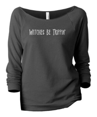 $35 Thread Tank 'Witches Be Trippin' Three-Quarter Sleeve Pullover Size 2XL NWOT