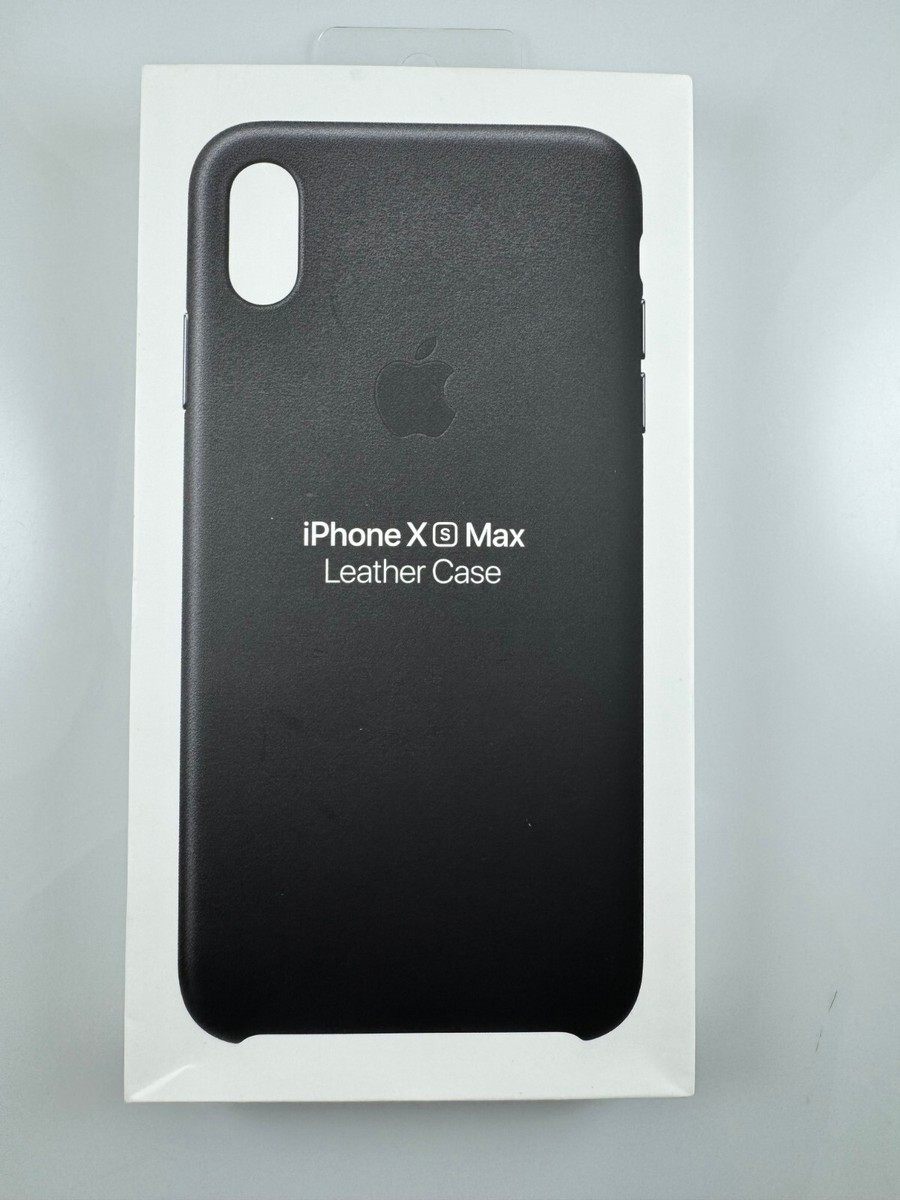 Apple Iphone Iphone Xs Leather Case Black Official Apple IPhone XS
