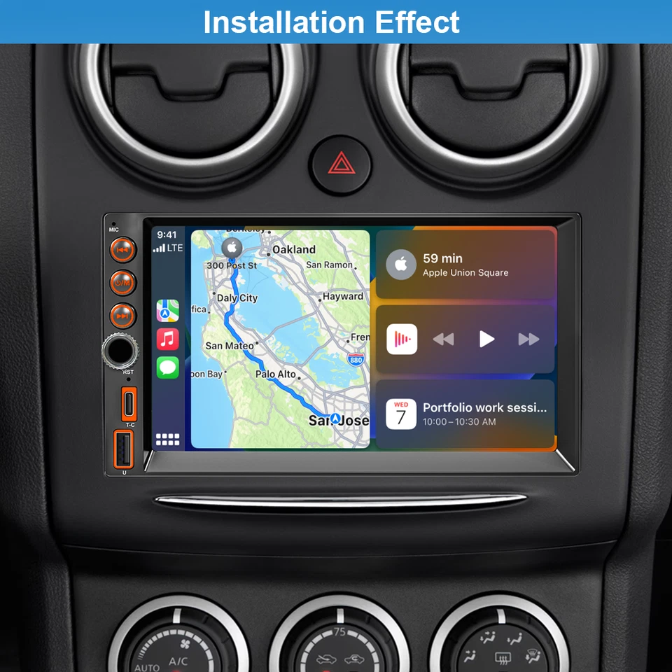 4+64G For Nissan NV1500 2500 3500 2012-2017 Android 13 Carplay Stereo Radio GPS - Image 3 of 4