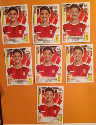 True RC - Trincao Rookie Sticker - 2019-20 Panini Futebol - lot of 7 - SC Braga
