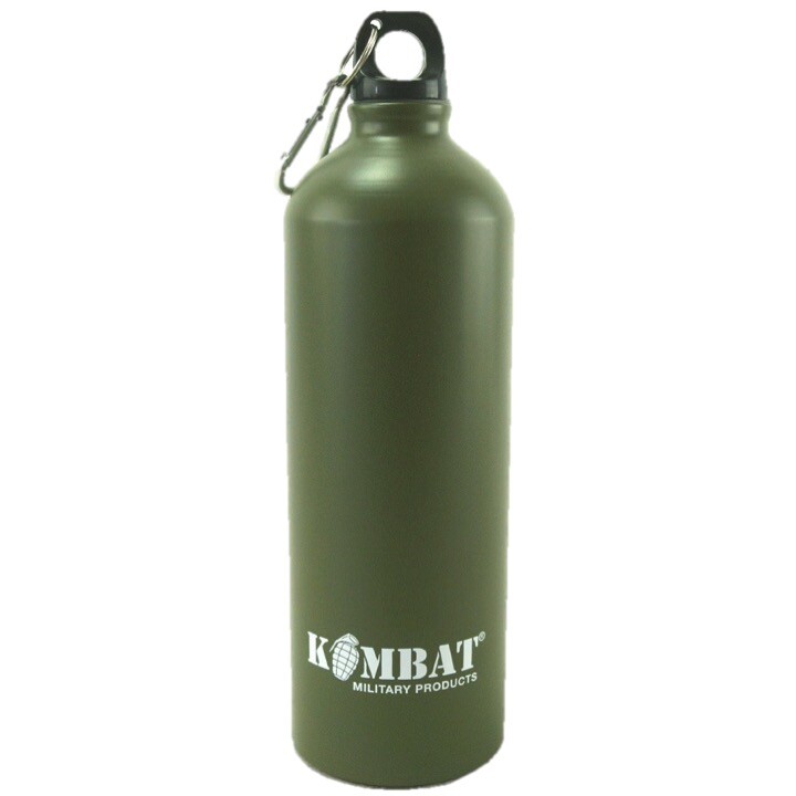 750 Ml (25 Fl. Oz.) Aluminum Water Bottle With Carabiner - HPG Brands