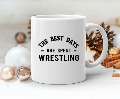 Wrestling Lover Mug Olympics Game Sport Coach Gym Trainer Gift