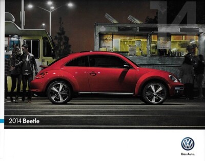 2014 VOLKSWAGEN BEETLE brochure catalog US 14 2nd Edition VW 1.8T TDI R-Line