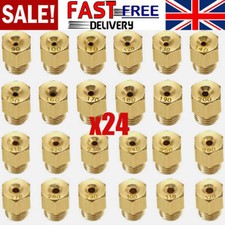 24PcsCarburetor Main Jets For Mikuni VM TM Carb M90 - M320 Power Jet Motorcycle