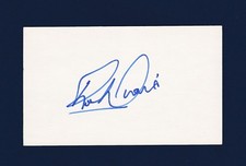 Rob Dimaio signed hockey index card