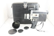Canon Auto Zoom 518 SV Super 8 8mm Movie Camera w/ C-8 Tele Converter 4966