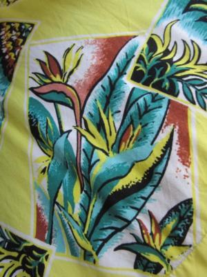 Chemise Hawaïenne Pineapple Juice - Taille 2XL, Motifs Guitare Et Poisson, Fabriquée Aux États-Unis