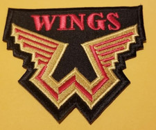 Embroidered  Paul McCartney and Wings Rock band Patch  approx 3 x3.5"
