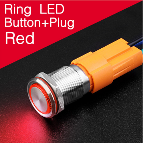 16mm LED light High current 10A high-power latching momentary push button switch - Picture 11 of 13