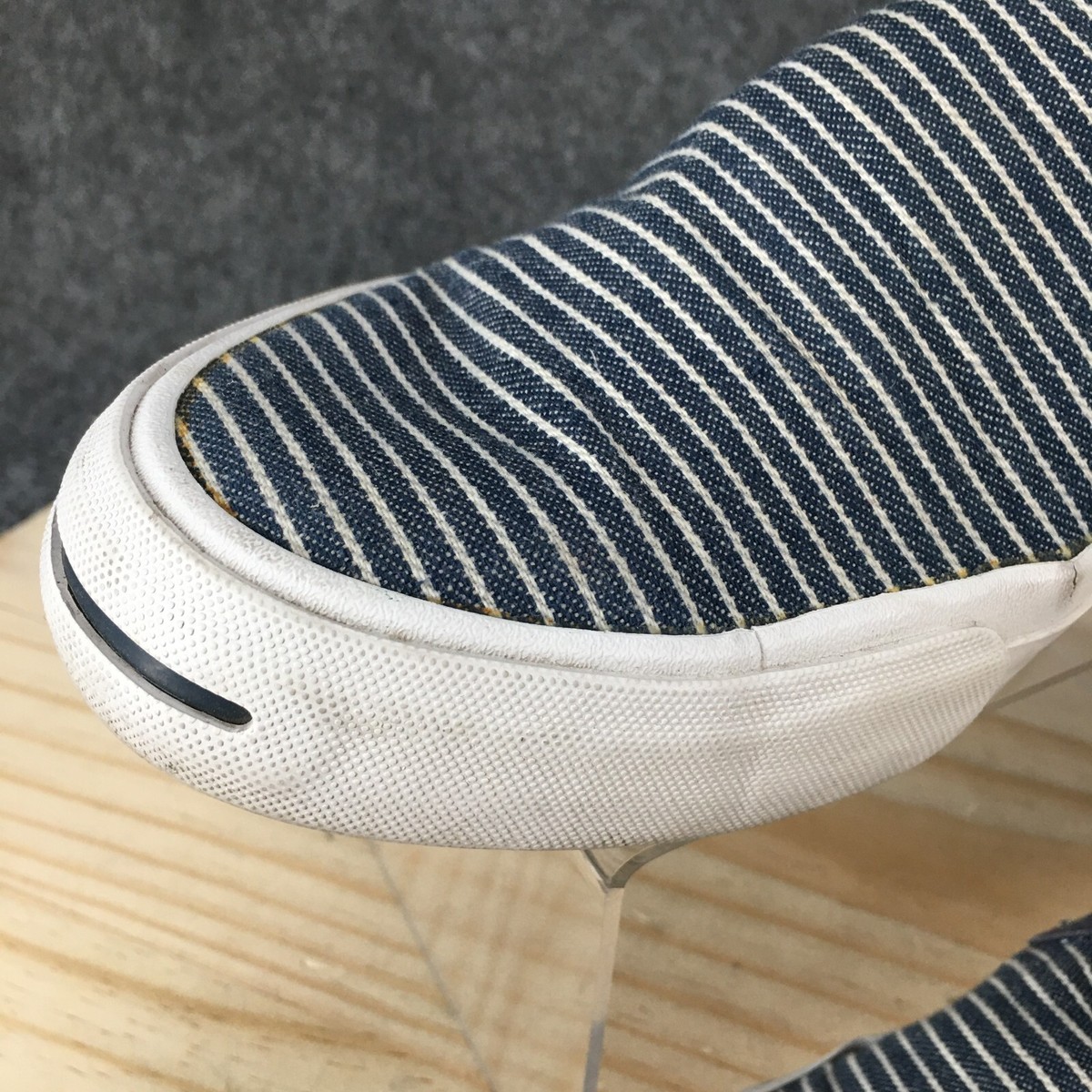 Converse Shoes Mens 9.5 Jack Purcell II Slip On Sneakers Blue