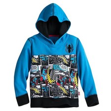 Marvel Spider-Man Boy Pullover Hoodie Sweatshirt Size 5/6