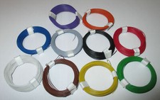 23,9ct/m Hochflexible extra d&uuml;nne 0,04 mm&sup2; Decoderlitze  je 10 Meter > Auswahl