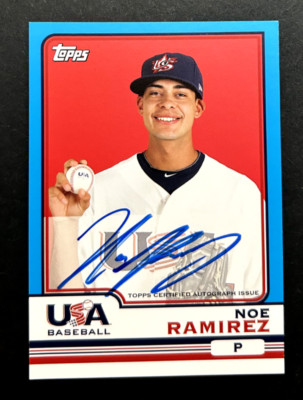 2010 Topps Chrome - Noe Ramirez #USA-17 USA Baseball - AUTO