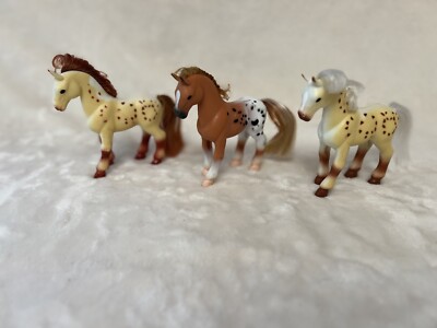 Lot Of 3 Vintage Kid Kore 1990 Horses
