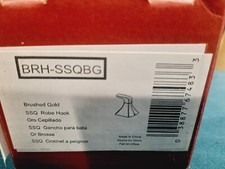 Pfister BRH-SSQBG Soft Square Robe Hook -Brushed Gold READ 